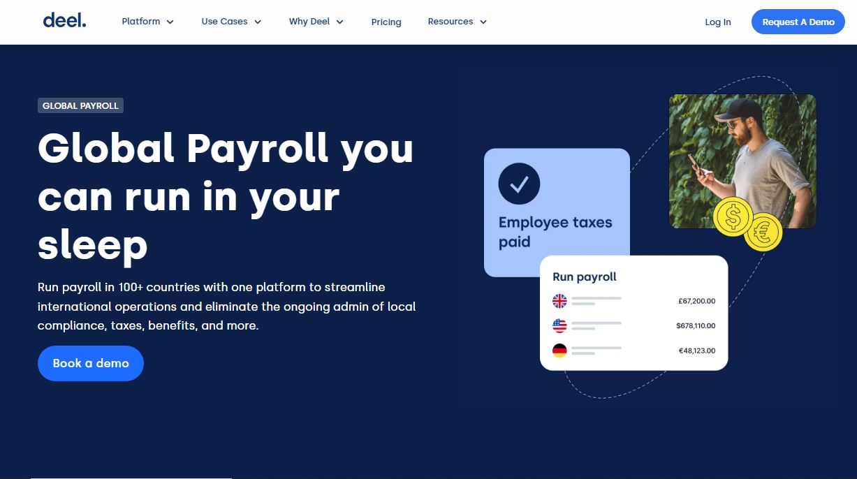 With Deel’s comprehensive solution, you can manage global payroll